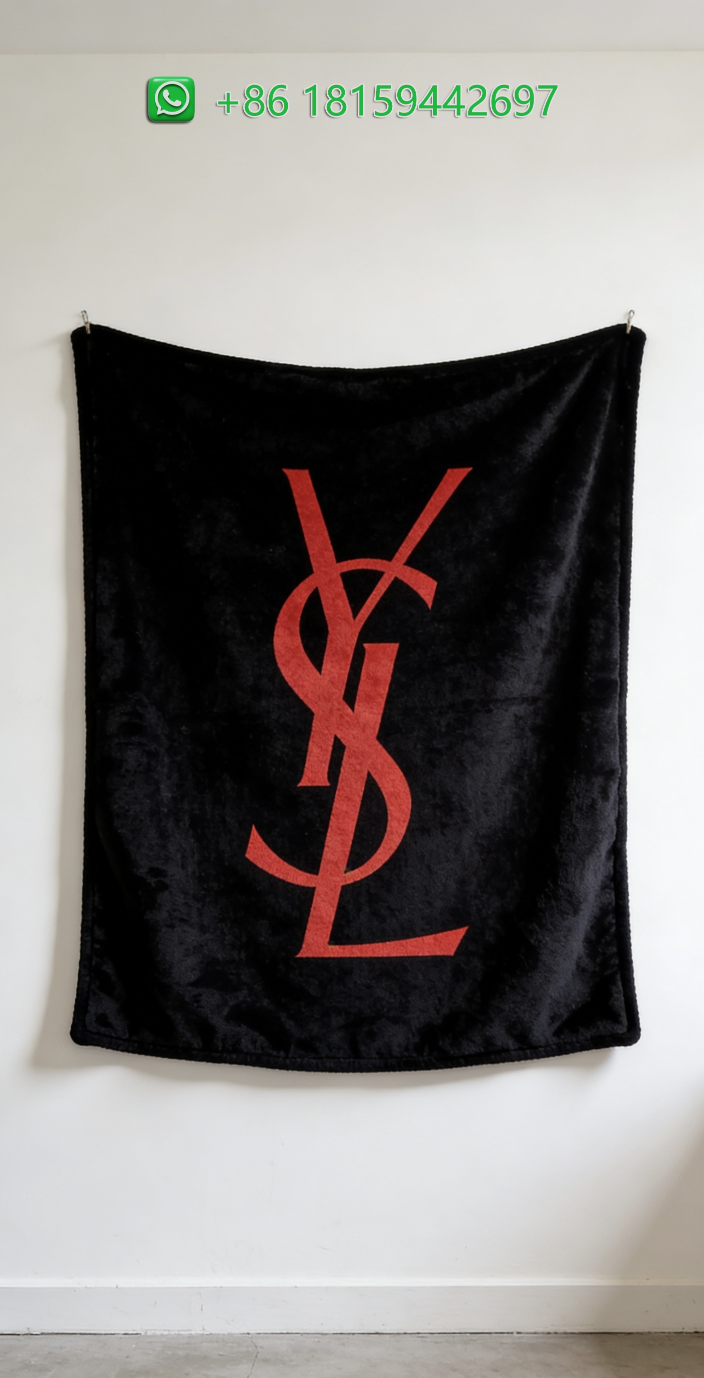 Yves Saint Laurent Throw Blankets